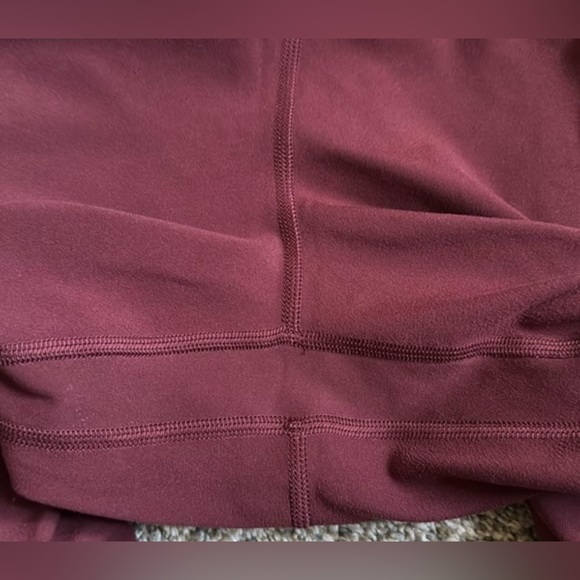 Lululemon Athletica Align Leggings - POCKETS! - Red Merlot - 7/8 Length 25” - Picture 3 of 5